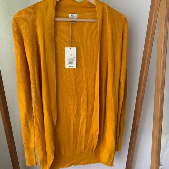 target yellow cardigan